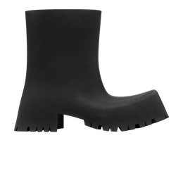 Balenciaga: Чёрные ботинки 