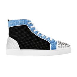 Christian Louboutin: Белые кроссовки  Lou Spikes