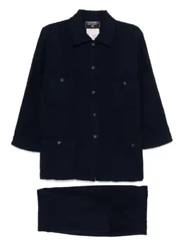 CHANEL Pre-Owned: Синий костюм 