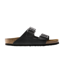 Birkenstock: Чёрные кроссовки  Arizona Oiled