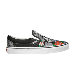 Vans: Чёрные мокасины  Classic Slip On
