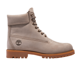 Timberland: Светлые ботинки 