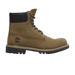 Timberland: Зелёные ботинки 