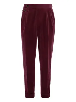 Brunello Cucinelli: Бордовые брюки 