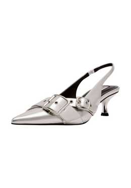 Steve Madden: Серебристые туфли 