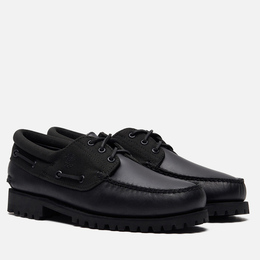 Timberland: Чёрные ботинки 