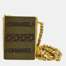Chanel: Сумка цвета хаки 