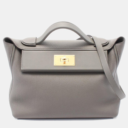 Hermes: Серая сумка 