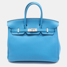 Hermes: Голубая сумка  Birkin 25