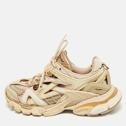 Balenciaga: Бежевые кроссовки  Track 2