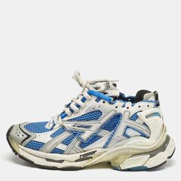 Balenciaga: Голубые кроссовки  Track