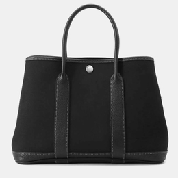 Hermes: Чёрная сумка-шоппер 