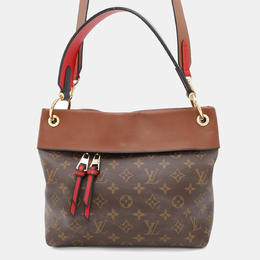 Louis Vuitton: Коричневая сумка 