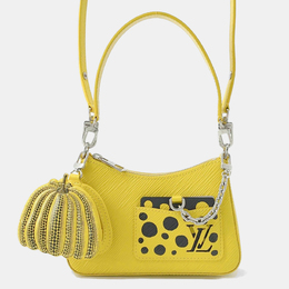 Louis Vuitton: Жёлтая сумка  Épi