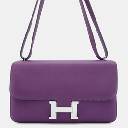 Hermes: Фиолетовая сумка 