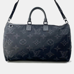 Louis Vuitton: Зелёная сумка  Keepall