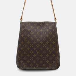 Louis Vuitton: Коричневая сумка  Musette
