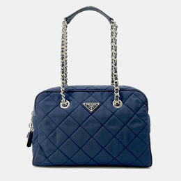 Prada: Синяя сумка 