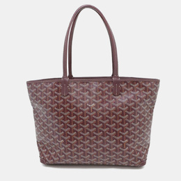 Goyard: Бордовая сумка-шоппер 
