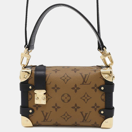 Louis Vuitton: Коричневая сумка 