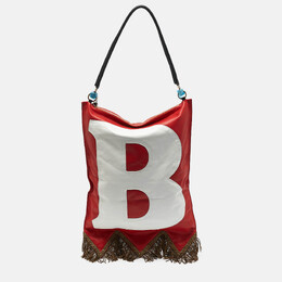 Burberry: Красная сумка 