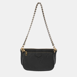 Louis Vuitton: Чёрная сумка  Pochette Accessoires