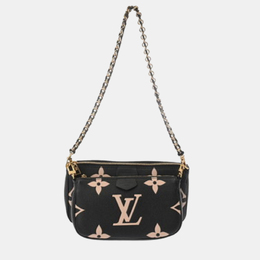 Louis Vuitton: Чёрная сумка  Pochette Accessoires
