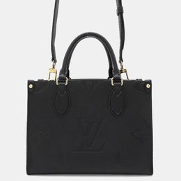 Louis Vuitton: Чёрная сумка-шоппер 