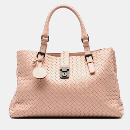 Bottega Veneta: Розовая сумка  Intrecciato