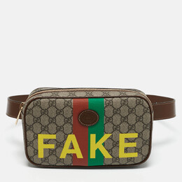Gucci: Бежевая сумка  Interlocking G