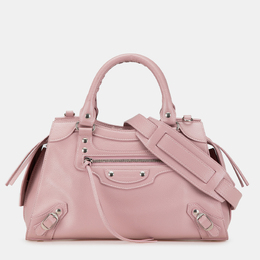 Balenciaga: Розовая сумка  Neo Classic City
