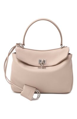 Balenciaga: Бежевая сумка 