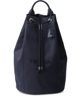 Prada: Синий рюкзак 