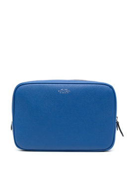 Smythson: Синяя сумка 