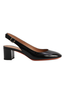 SANTONI: Чёрные босоножки 