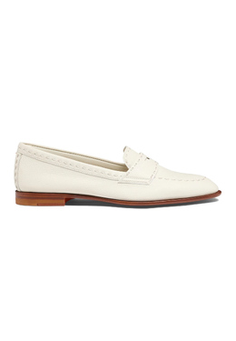 SANTONI: Белые лоферы 