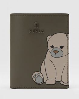 FURLA: Кошелёк цвета хаки 