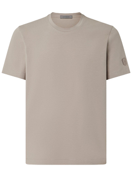 CORNELIANI: Коричневая футболка 