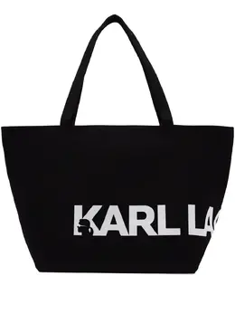 Karl Lagerfeld: Чёрная сумка-шоппер  Essential
