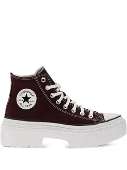 Converse: Бордовые кроссовки 