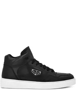 Philipp Plein: Чёрные кроссовки 
