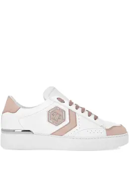 Philipp Plein: Белые кроссовки  Hexagon