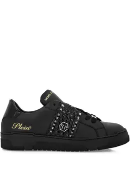 Philipp Plein: Чёрные кроссовки 
