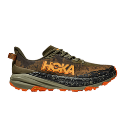 HOKA: Зелёные кроссовки 