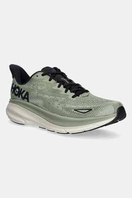 HOKA: Зелёные кроссовки 