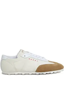 Marni: Белые кроссовки 