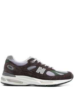 New Balance: Фиолетовые кроссовки 