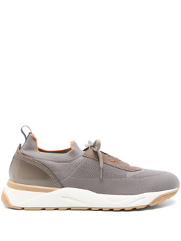 Santoni: Серые кеды 