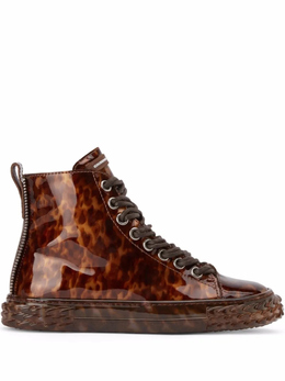 Giuseppe Zanotti: Коричневые кеды  Blabber
