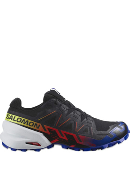 Salomon: Чёрные кроссовки 